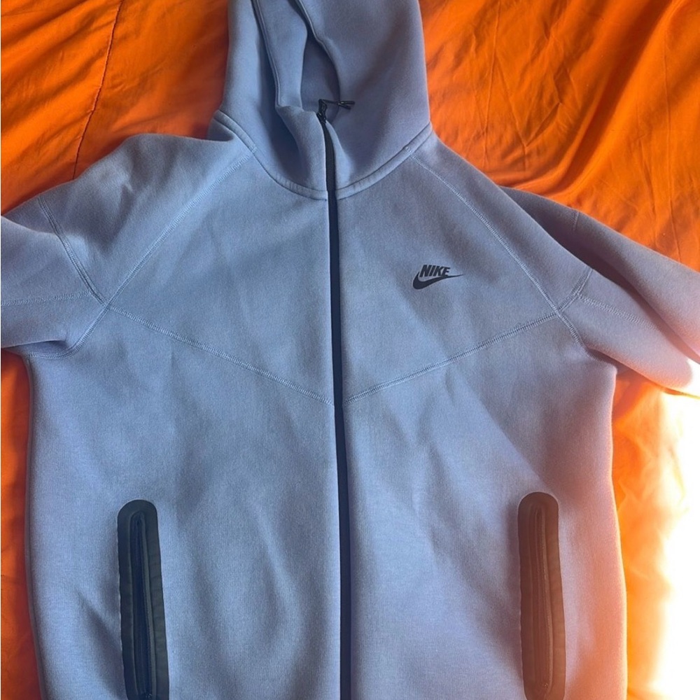 Nike Sky Blue Full-Zip Hoodie